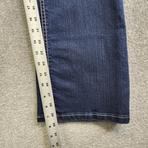 Wrangler Jeans Womens 8 Blue Booty Up Carolina Breakaway Bootcut Western Ranch - Picture 12 of 16